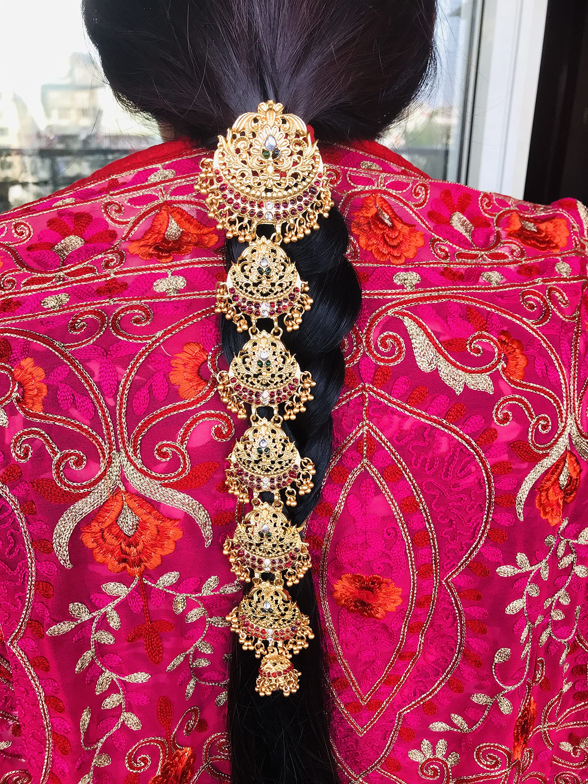 See full amazon price history chart for The Opal Factory South Indian Hair Jewellery Gold Plated Stone And Golden Beaded Wedding Hair Braid Choti For Women And Girls (Medium) The Opal Factory South Indian Hair Jewellery Gold Plated Stone And Golden Beaded Wedding Hair Braid Choti For Women And Girls (Medium) (B0C3H48PLM) Amazon Price History, Amazon Price Tracker