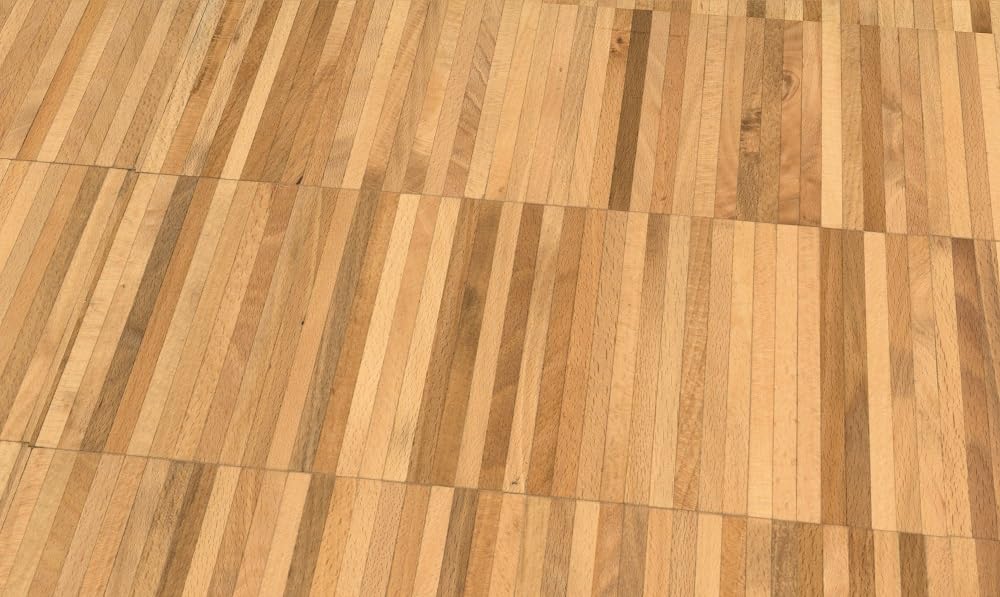 Hochkantlamellenparkett Buche ungedämpft Industrie 10mm - Hochwertiges Massivparkett - Verlegeelemente