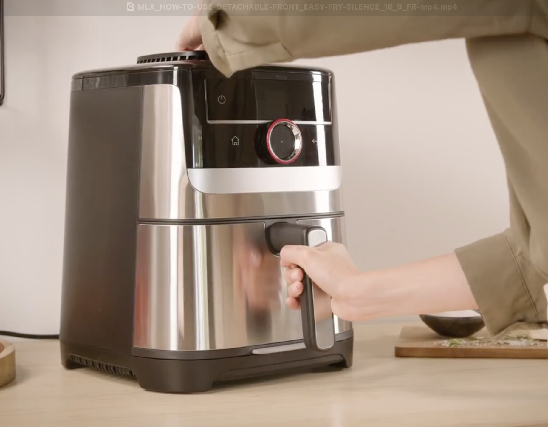 Friteuse sans huile MOULINEX Easy Fry Silence Smart 5L EZ572DF0