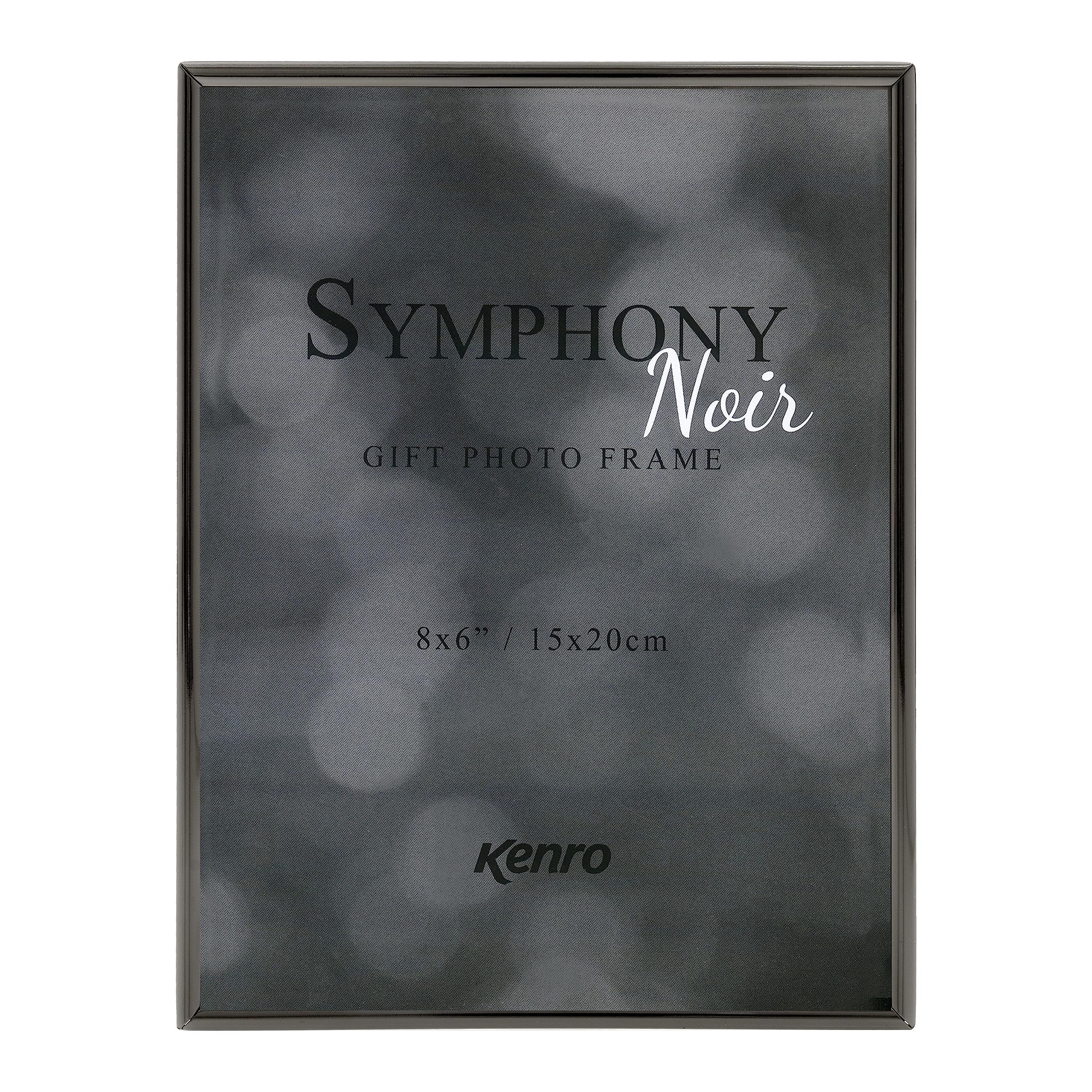 Kenro Black Symphony Noir Luxury Plated Metal Photo Frame A4 / 21X29.7cm - Syn2130