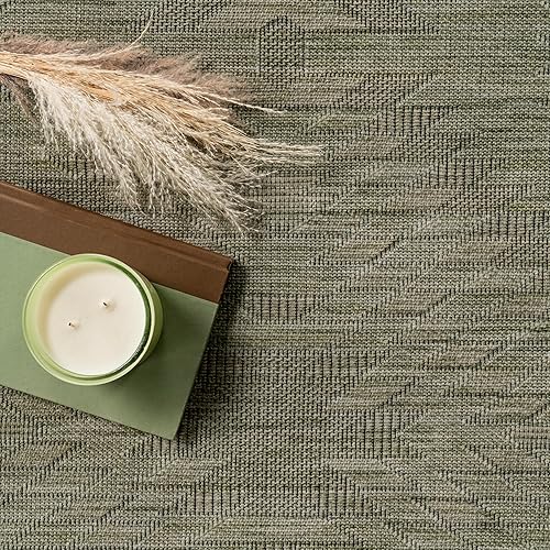 Miniatura 9 de nuLOOM Alma - Alfombra geométrica lavable a máquina para sala de estar, dormitorio, comedor, entrada, pasillo, cocina, 2 x 8 pulgadas, color verde