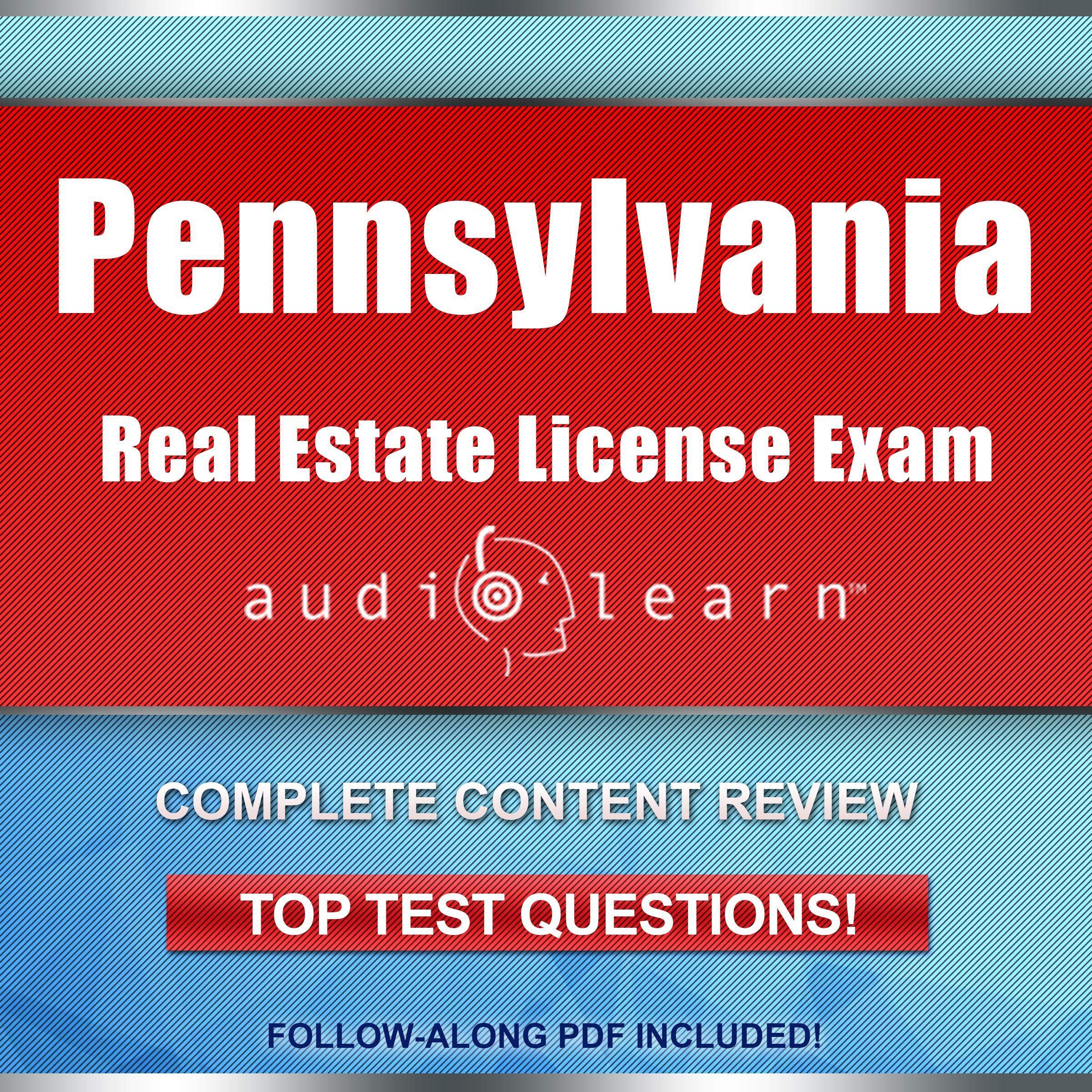 Cover art for Pennsylvania Real Estate License Exam AudioLearn