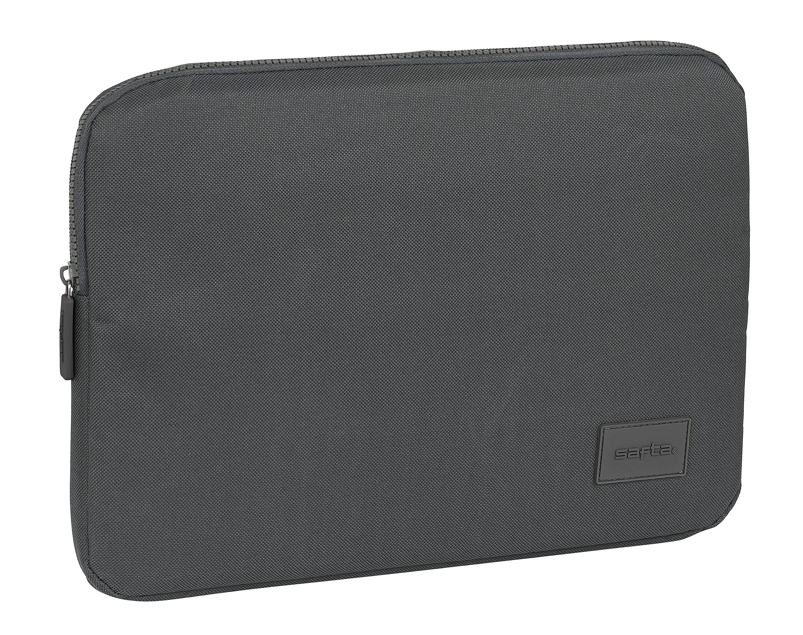 Pochette ordinateur 14 pouces Safta Basic étui textile gris pour PC portable - 3