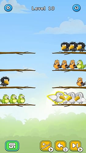Bird Sort Puzzle