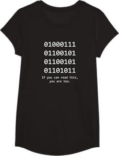 Funny Computer Binary Code Programmer Developer Geek Gift T-Shirt