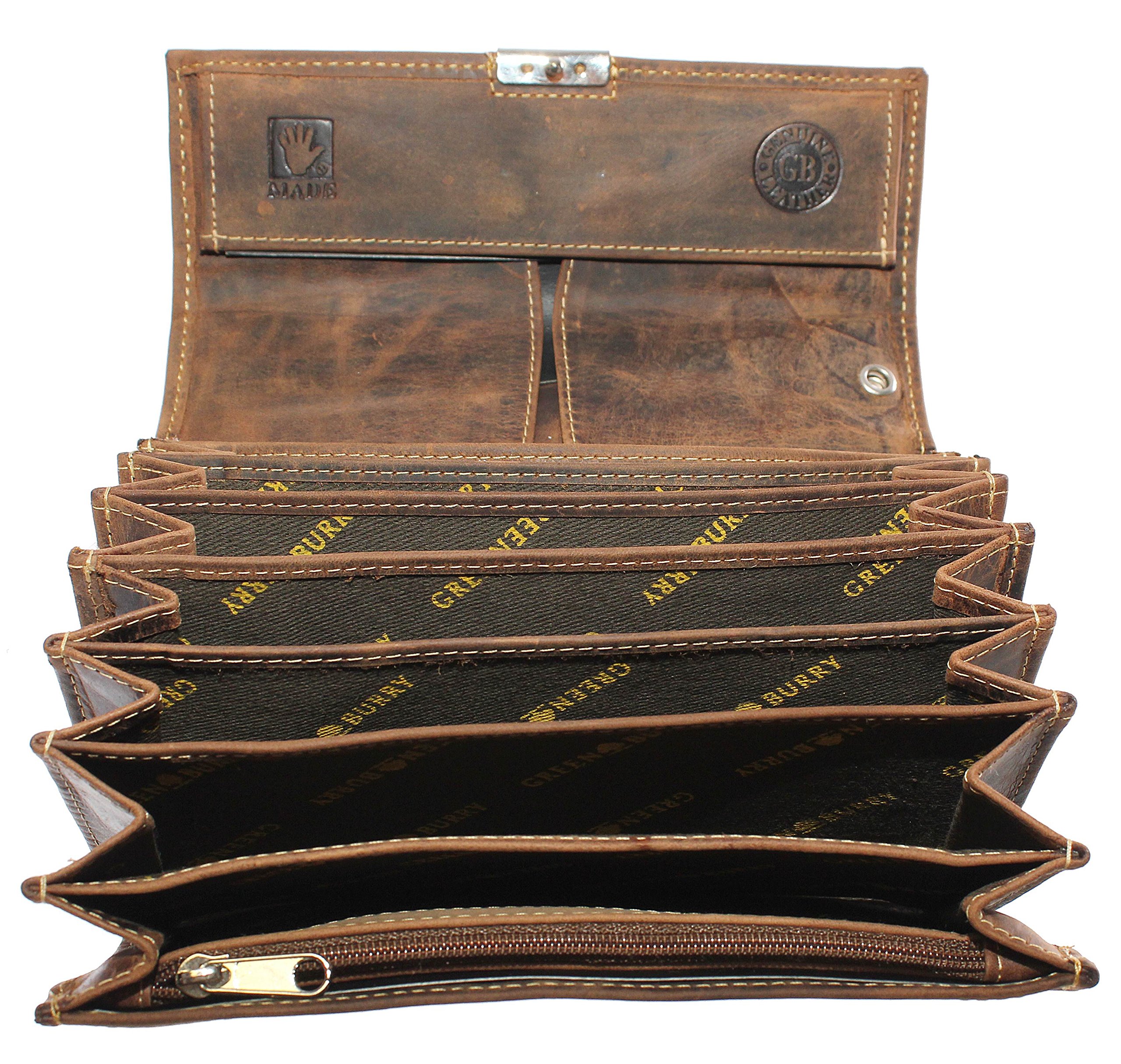 Waiter Waitress/Waiter Waiter Bag Waiter Bedienungsgeldbeutel Boerse Wallet Taxi Wallet Leather Wallet Long Large Coin Pocket XXL Men
