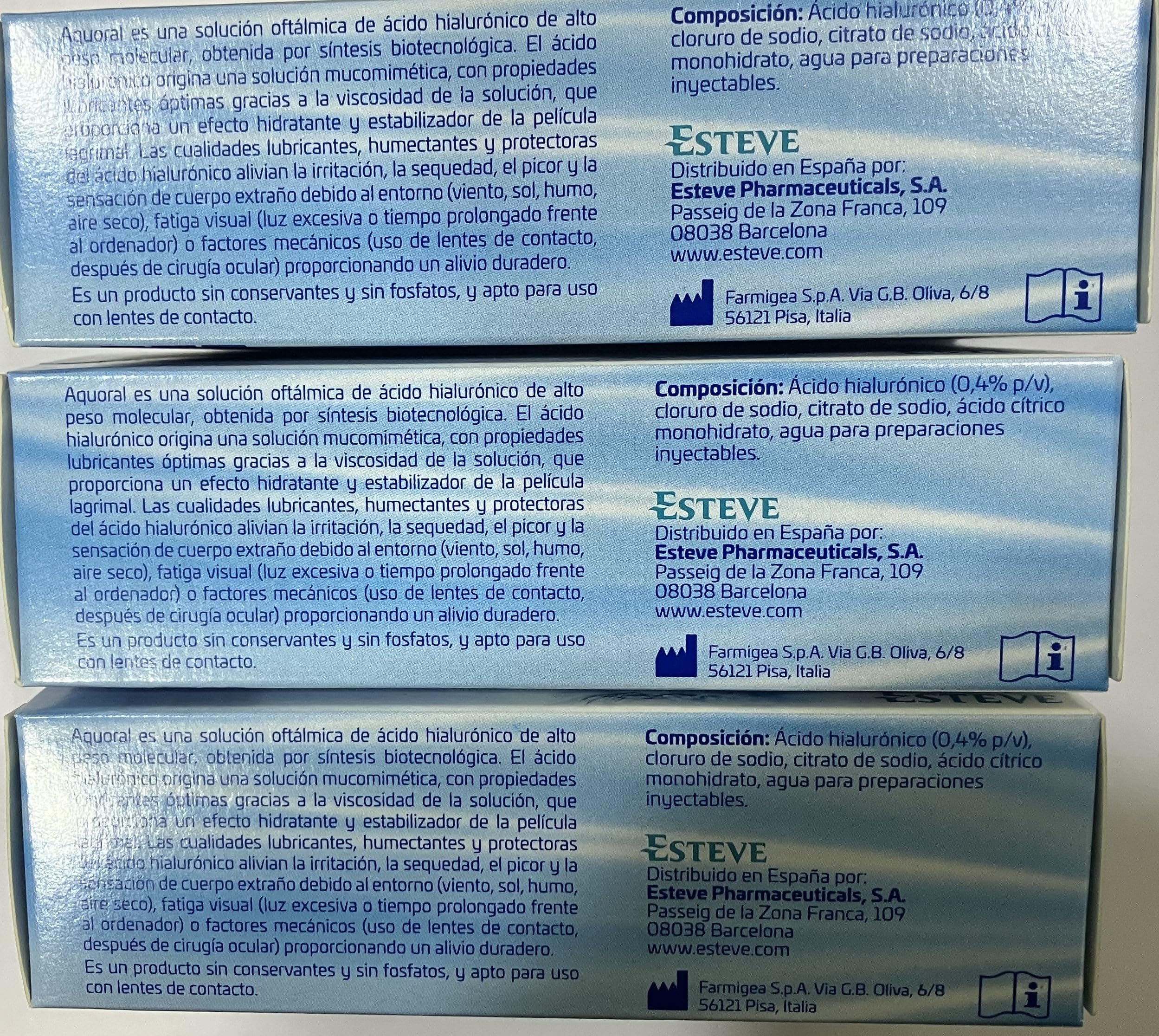TouchSKY AQUORAL Pack 3X2 0.5ML 20 MONODOSIS