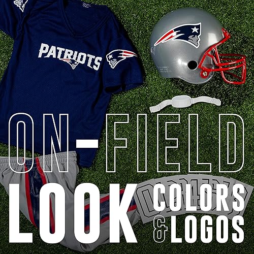 Miniatura 156 de Franklin Sports - Conjunto de uniforme de la NFL para niños y niñas; uniforme de fútbol americano juvenil, incluye casco, camiseta y pantalones