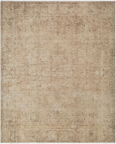 Livabliss x Galey Alix Fetscher I Vintage Medallion Area Rug, 7'10" x 10' (8' x 10'), Light Beige