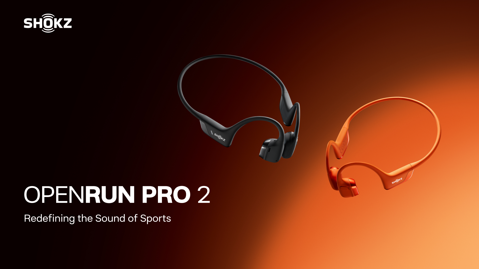 【美品】OpenRun Pro 2 min SHOKZ OpenRun Pro 2 Mini Bone Conduction Sports Headphones, Orange