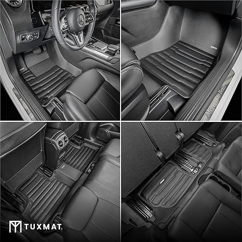 Miniatura 2 de TuxMat - Para los modelos Mercedes-Benz GLB 2020-2026 - Alfombrillas personalizadas para automóvil - Cobertura máxima, todo tipo de clima, medición