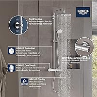 Vista 2 de GROHE 26128EN2 Euphoria 260 CoolTouch - Sistema de ducha termostático, 1,75 gpm, níquel cepillado Infinity