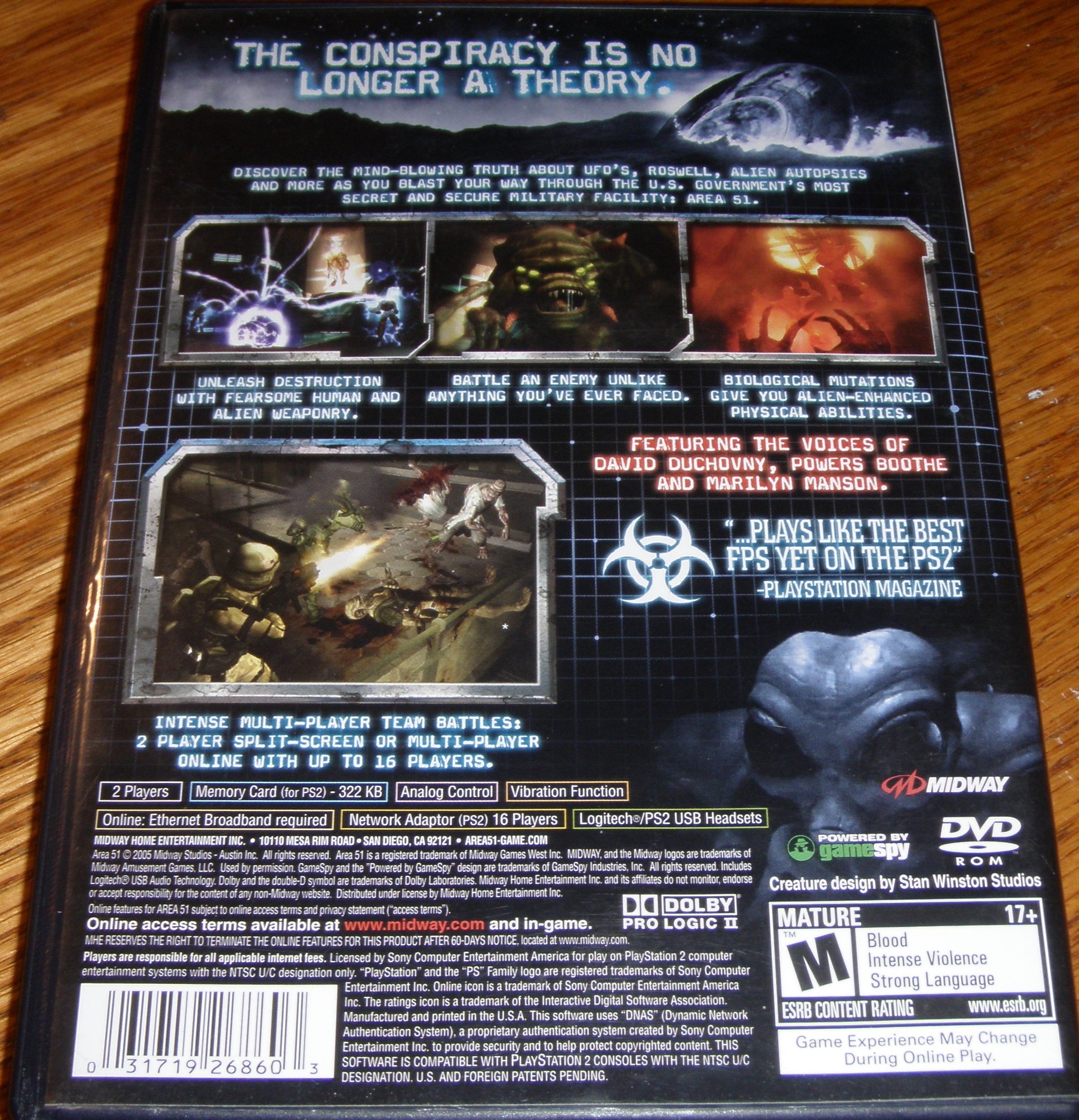 ⭐️新品未開封 PS2 エリア51 未知なる敵！エイリアンとの戦闘 AREA-… Amazon.com: Area 51 - PlayStation 2 : Videojuegos