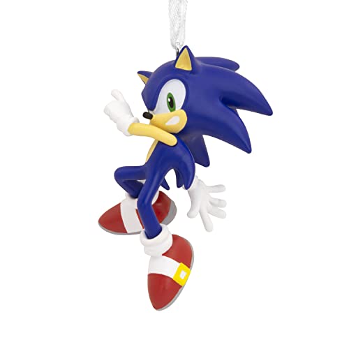 Listado de Adornos y ornamentos al mejor precio. 49 Hallmark Sonic The Hedgehog Action Pose - Adorno navideño