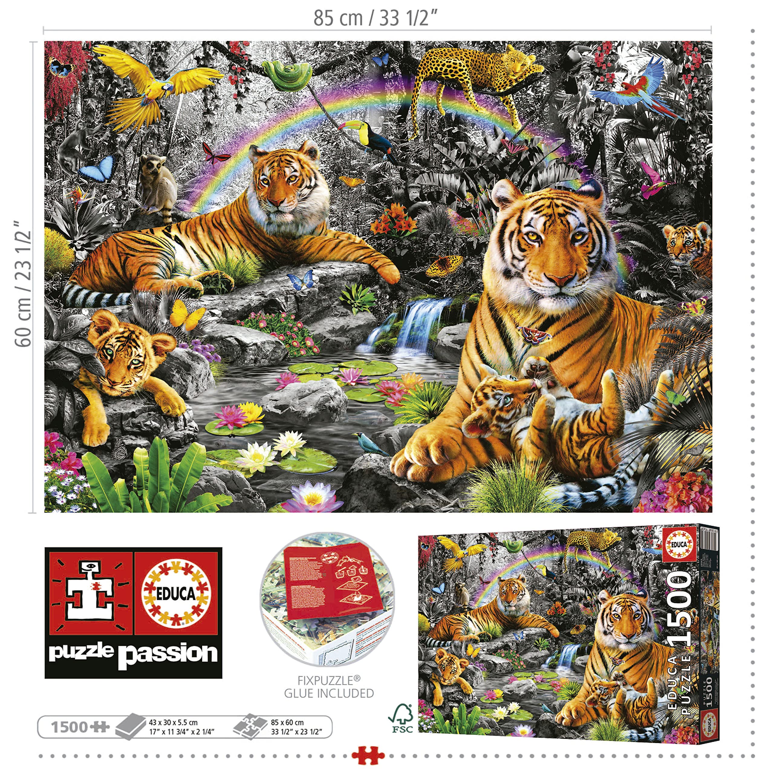 Educa - 1500 Piece Jigsaw Puzzle for Adults, Varied, 85 x 60 cm - Image 3