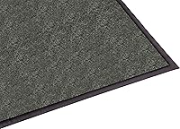 Vista 6 de Felpudo de la serie dorada Chevron para interiores de vinilo/polipropileno , Carbón, 1