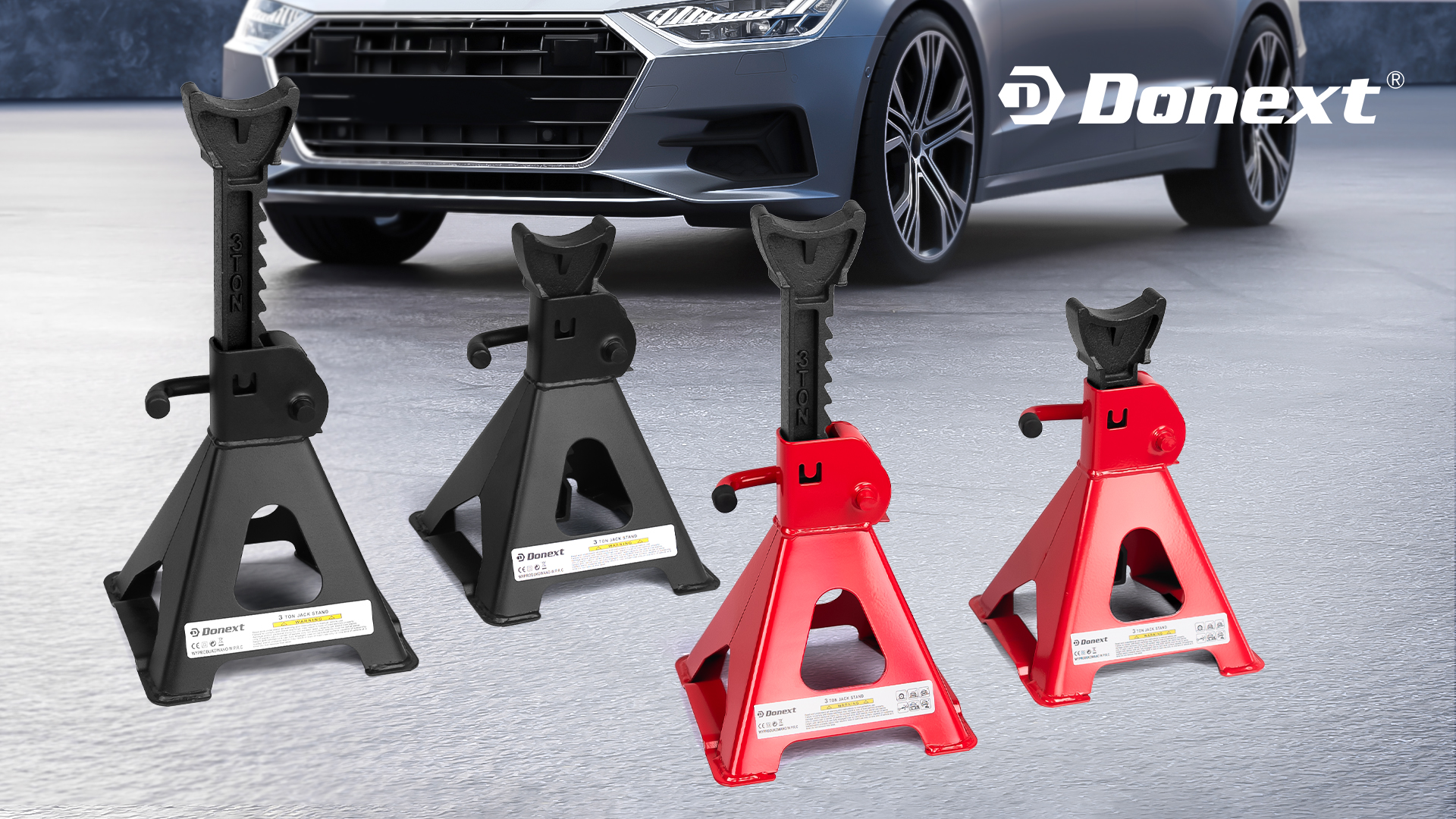 Amazon.com: Donext Jack Stands 3 Ton (6,500 lb) Capacity Steel, 1