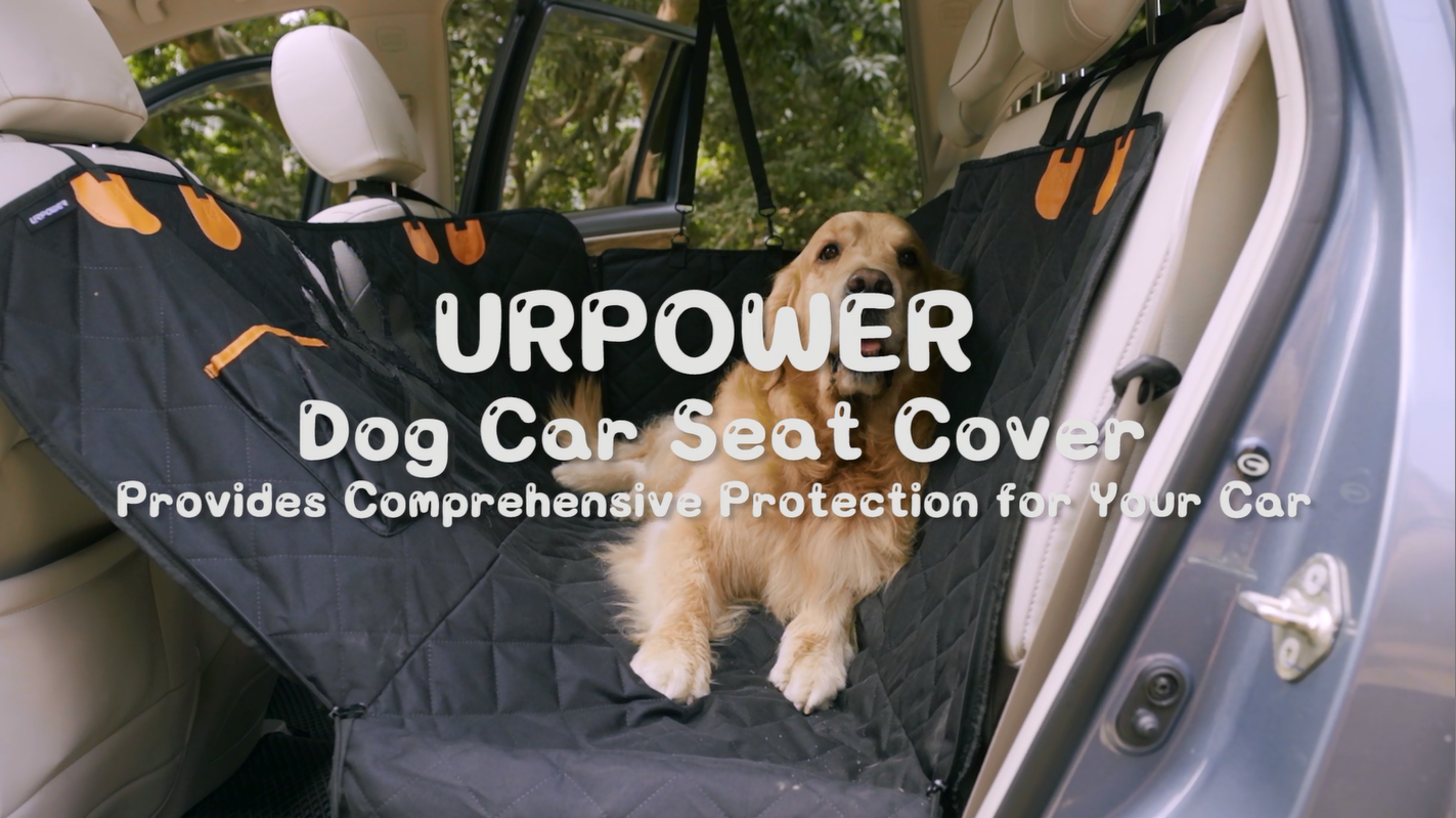 URPOWER Dog Car Seat Cover for Back Seat, 100% Waterproof Dog Car Hammock with Visual Mesh Window and Side Zipper Car… - Image 8