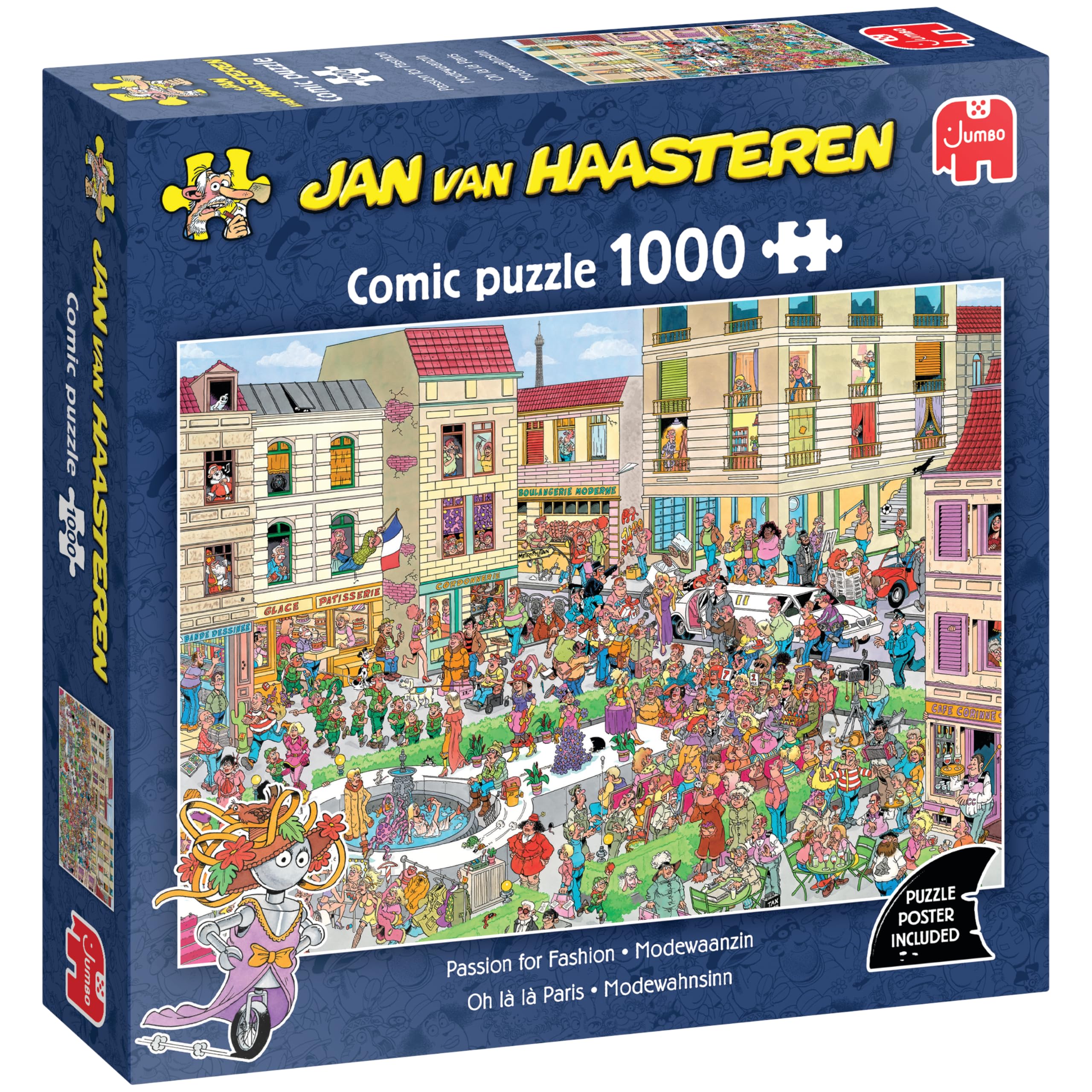 Jan van Haasteren Passion for Fashion - 1000 Piece Jigsaw Puzzle for Adults