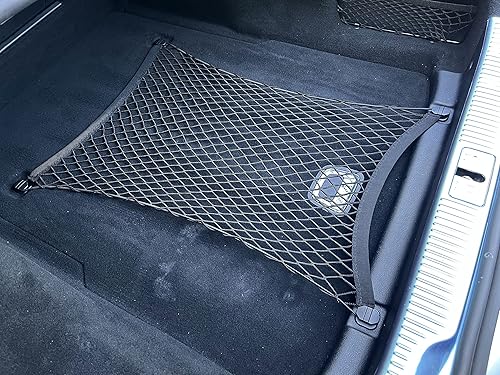 Miniatura 6 de Red de carga elástica para maletero para Mercedes Benz Clase S 2021-2023  Organizadores de maletero premium y almacenamiento  Red de equipaje para