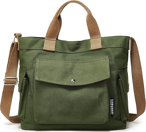 Bolsas de lona para mujer, bolsa de mano, elegante bolsa de mensajero, bolso cruzado casual, bolso de mano, bolso de lona 2023