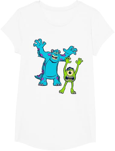 Miniatura 64 de Disney Pixar Monsters University Sulley and Mike T-Shirt Black,Navy Blue,Asphalt Grey,White,Baby Blue,Red,Kelly Green,Olive Green,Lemon
