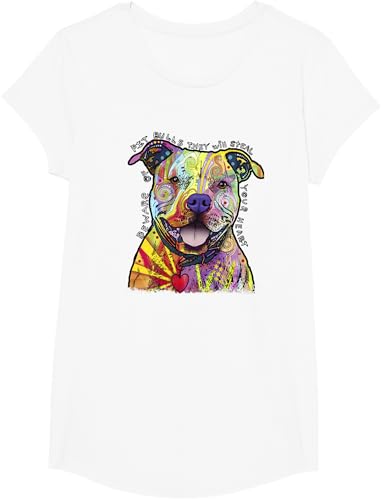 Miniatura 59 de Beware Of Pit Bulls, Dean Russo Pitbull Original - Dog Lover T-Shirt Black,Navy Blue,Asphalt Grey,Slate Grey,White,Cranberry Red,Kelly Green,Olive