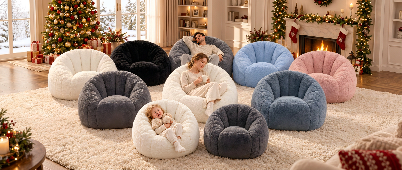Amazon.com: HUGHEAVEN Max Giant Bean Bag Chair, Bean Bag Sofa for