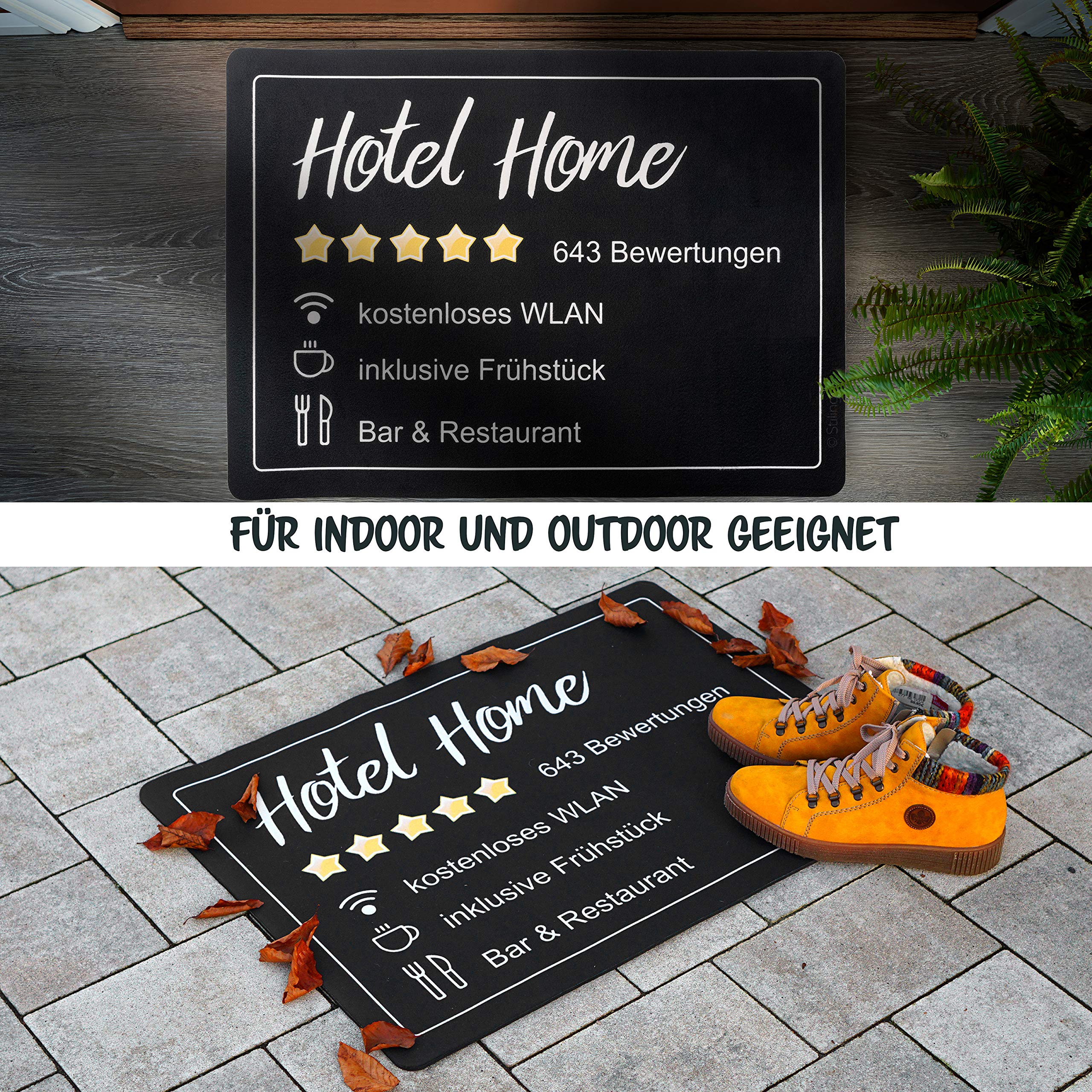 oKu-Tex Deurmat - Deco-Soft Entrance - Home Sweet Home Uilen