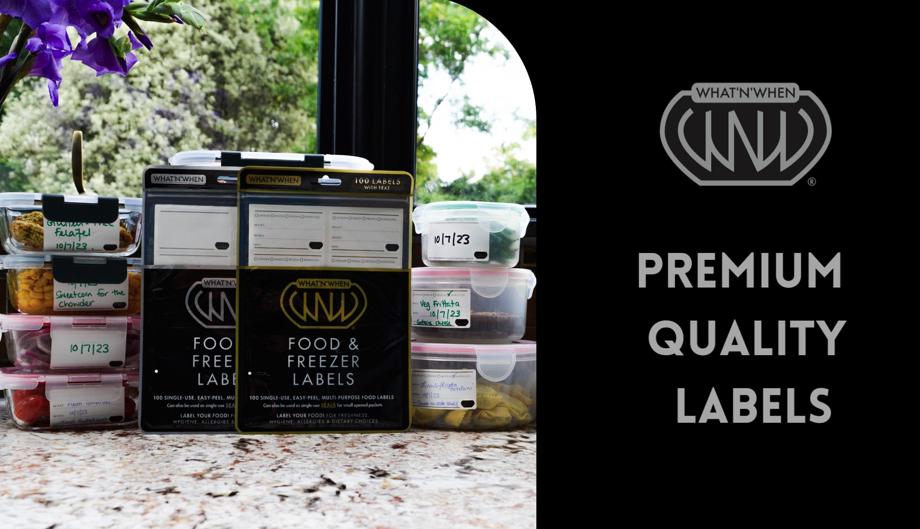 Hycodest 6x3cm Freezer Food Labels, 100 Pcs Storage Stickers, Date - View #4