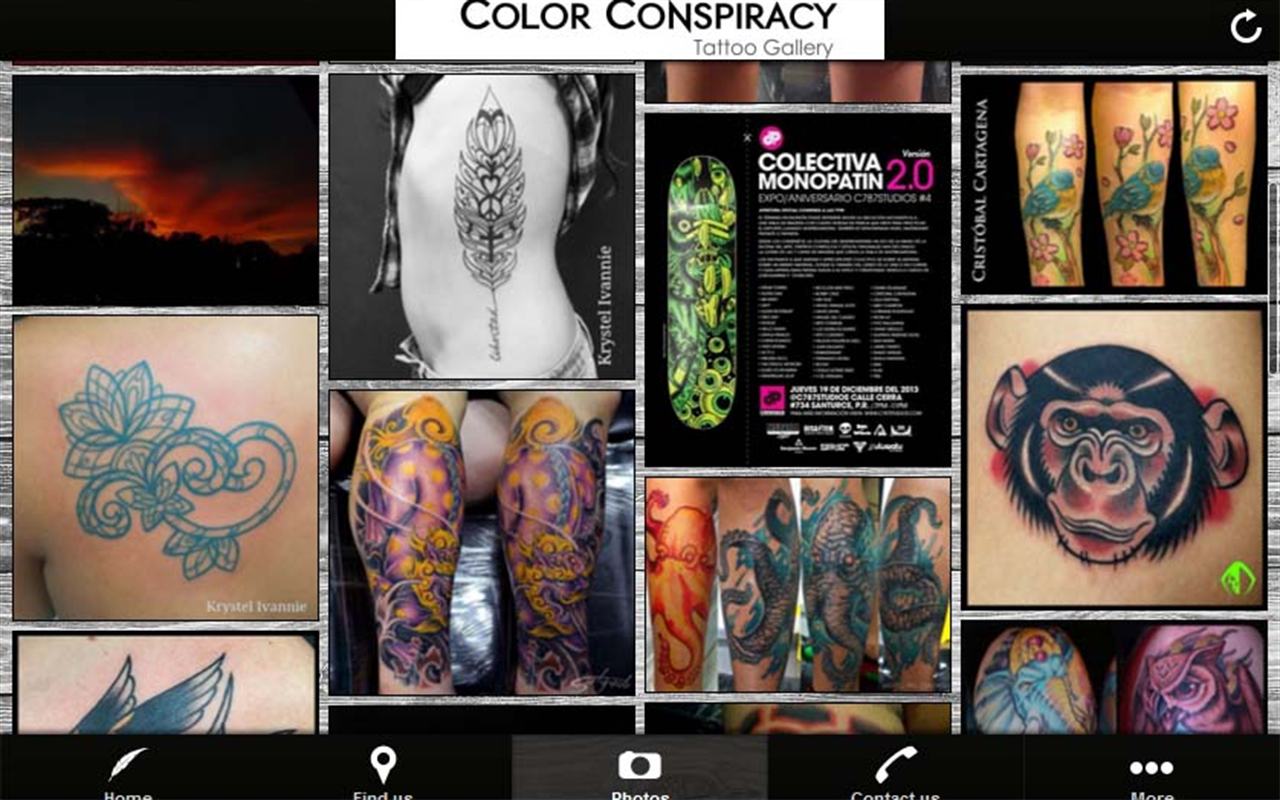 Color Conspiracy Tattoo App - App on Amazon Appstore