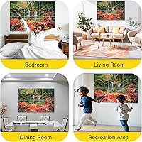 Vista 7 de PINWELIFE® Paneles acústicos de arte de pared, paneles absorbentes a prueba de sonido, para el hogar y la oficina, amortiguación decorativa