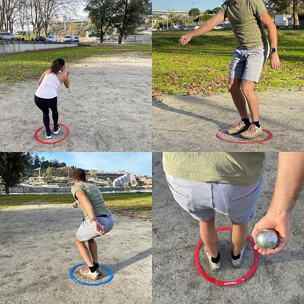Eleactive® Cercle de pétanque Pliable Fabriqué en France Homologué pour la compétition par la F.I.P.J.P. - 5