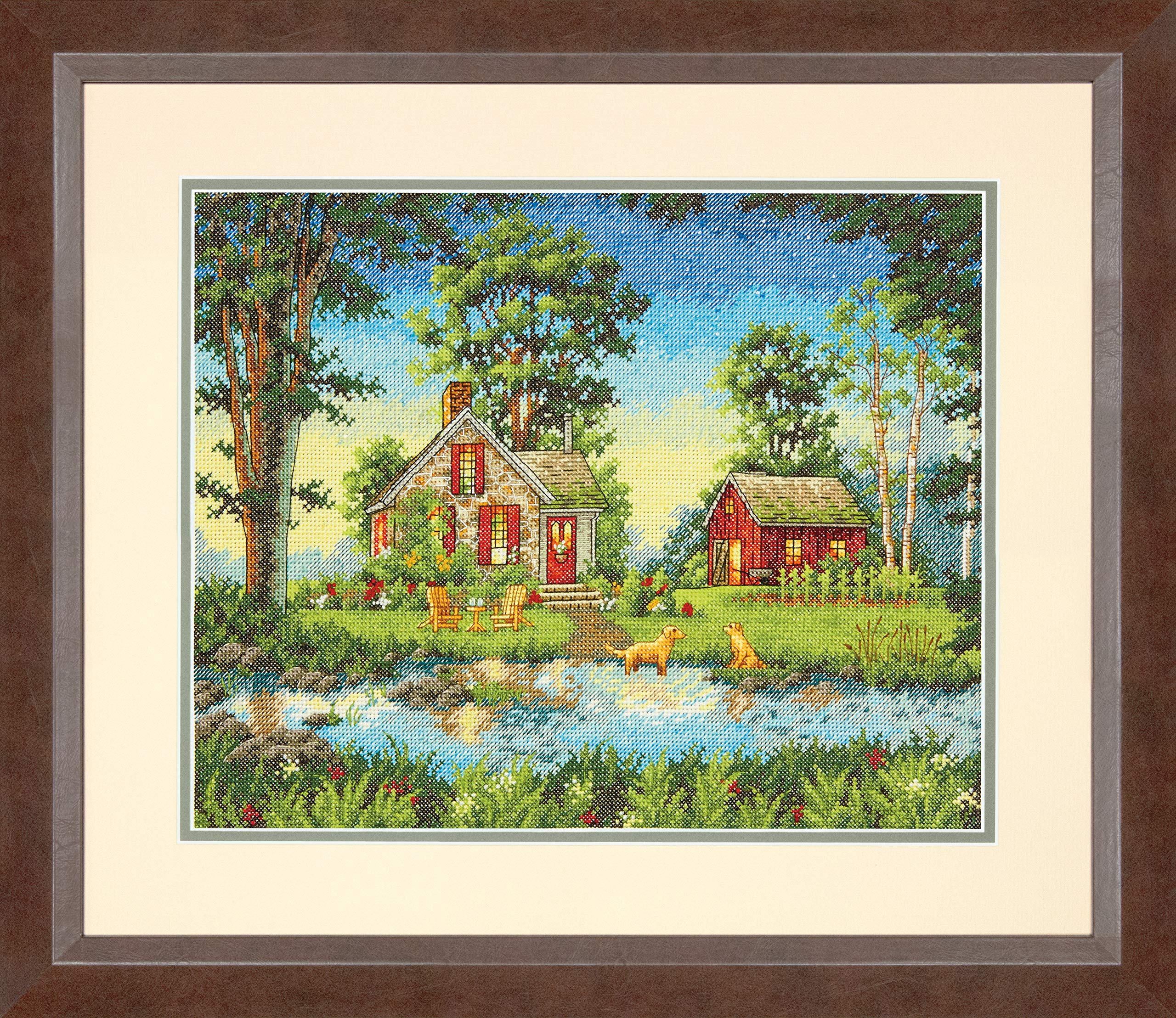 Kit De Broderie Dimensions Gold Collection – Bedfordshire Sunset #3796 – Neuf