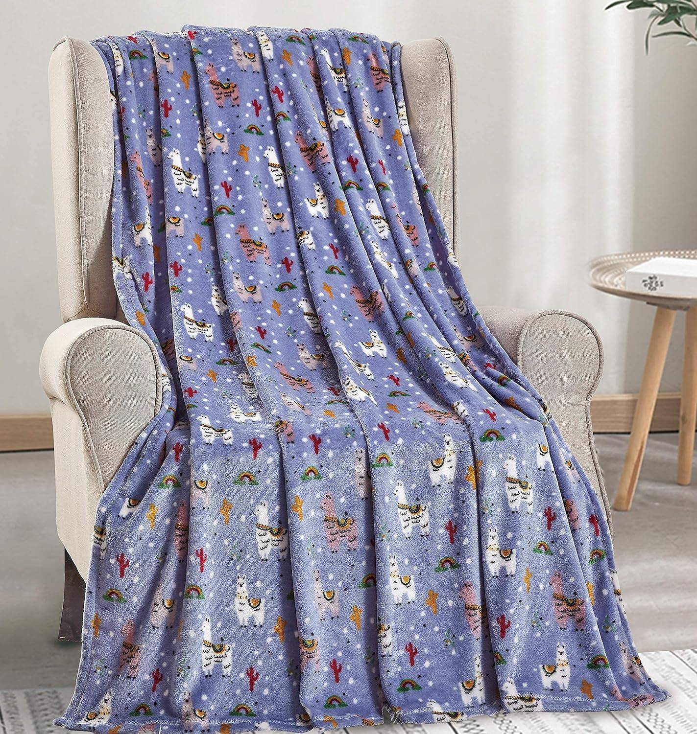 Summertime Fun Extra Soft Throw Blanket (50" X 60") - Ice Cream, Popsicles & Watermelon for Boys and Girls and Kids of Any Age