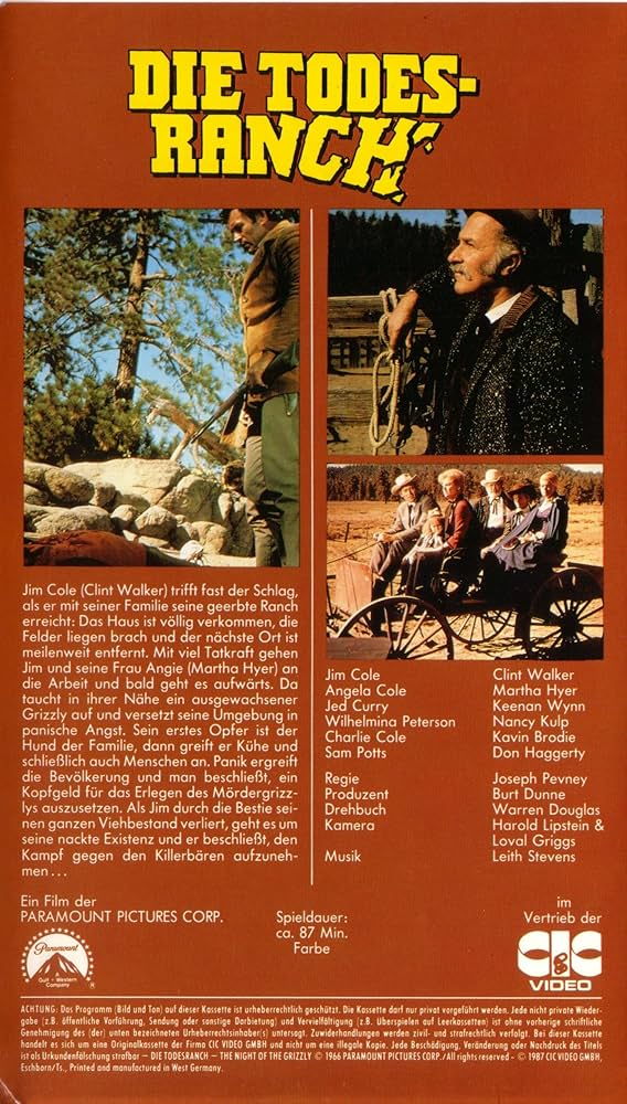Die Todesranch (Originaltitel: The Night of the Grizzly