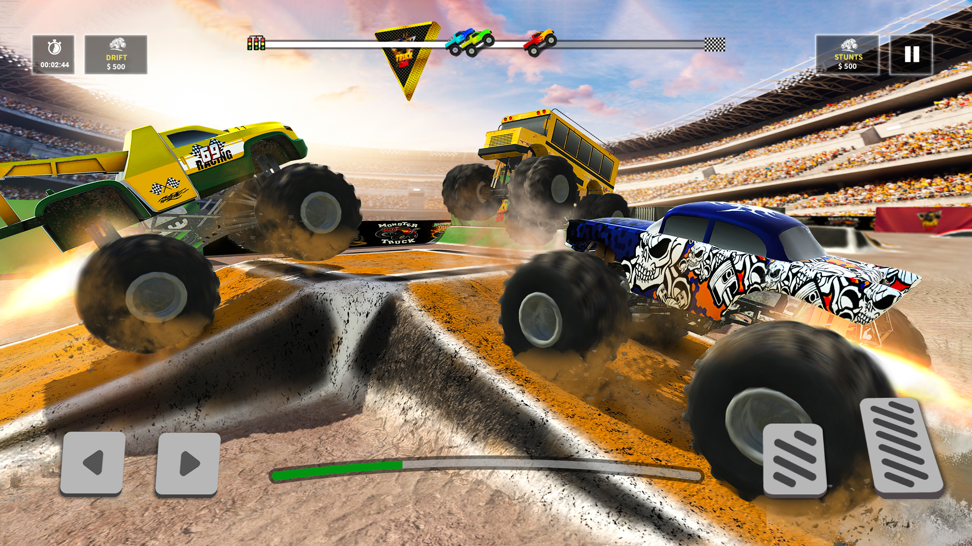 Monster Jam Truck Games Fearless US Monster Truck Simulator