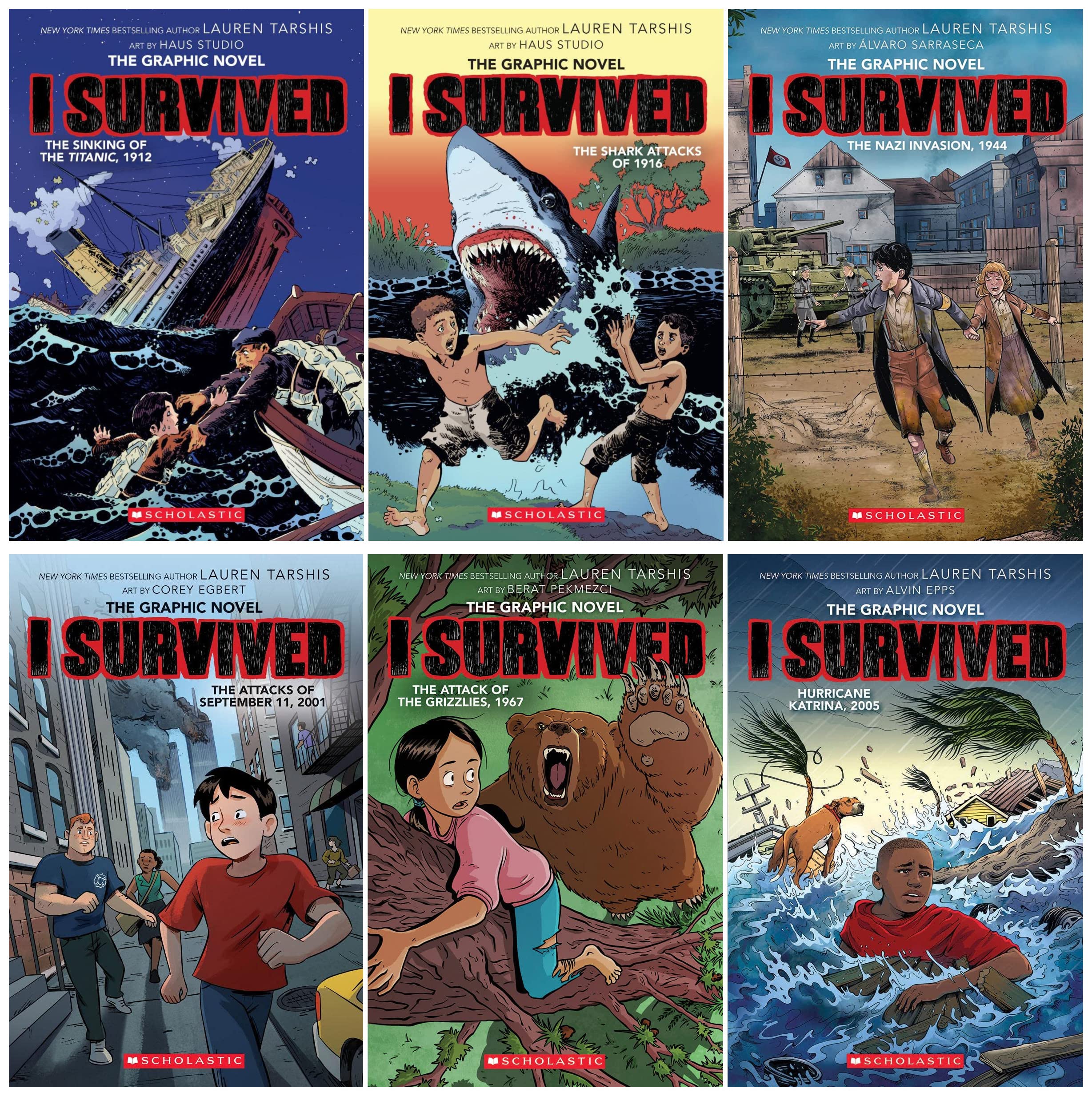 I Survived Series Graphic Novels Collection (6 Books) Paperback – January 1, 2022