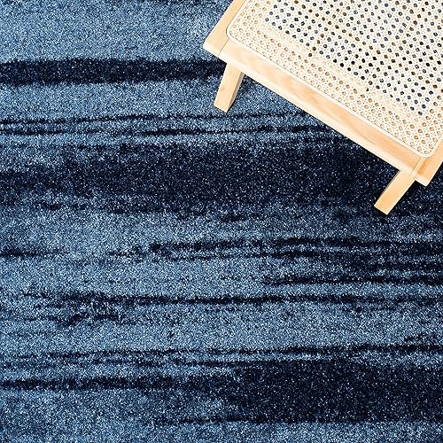 Miniatura 7 de SAFAVIEH Retro Collection RET2693 - Alfombra moderna abstracta que no desprende pelusa, para sala de estar, dormitorio, 4 pies