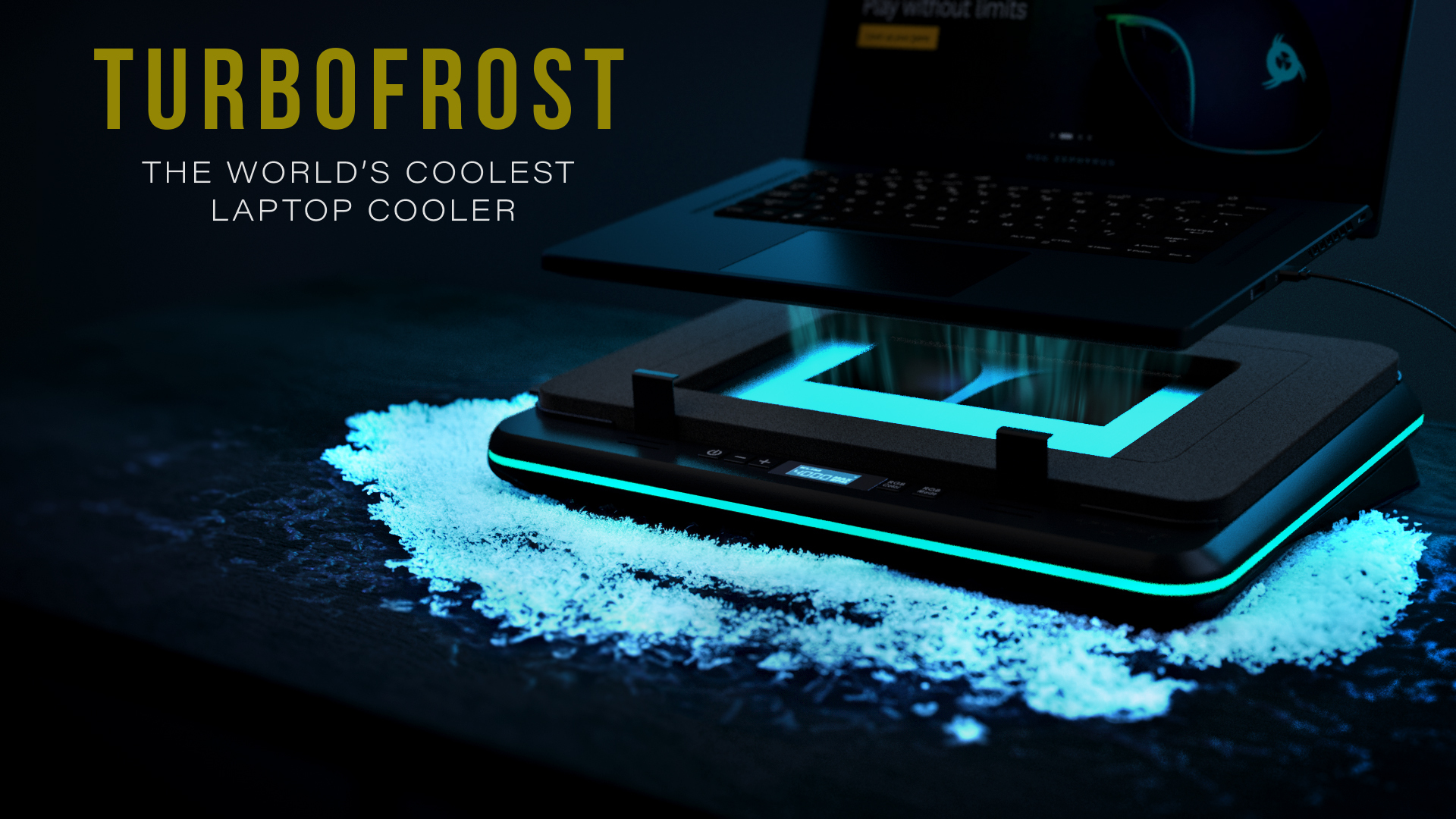 Amazon.com: KLIM Turbofrost - Gaming Laptop Cooling Pad - 4