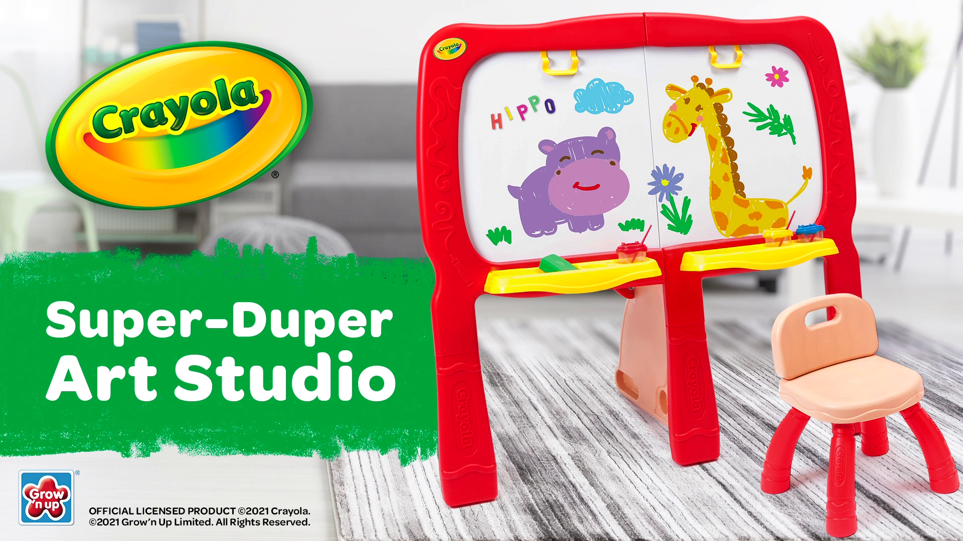 Amazon.com: Crayola Super-Duper Art Studio Easel | Giant Magnetic