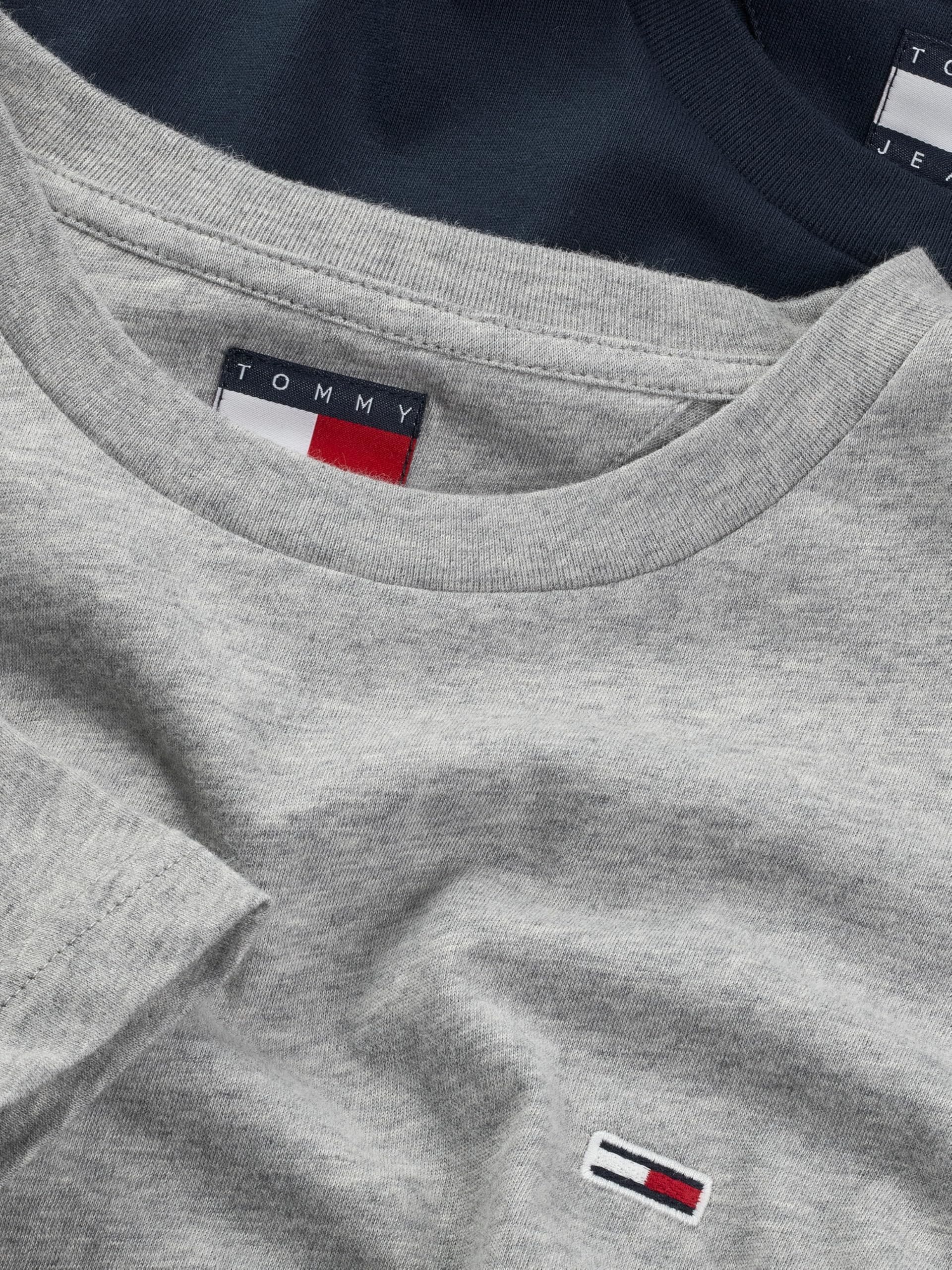 Tommy Jeans T-Shirts Manches Courtes Lot de 2 Homme Xslim Jersey en Coton