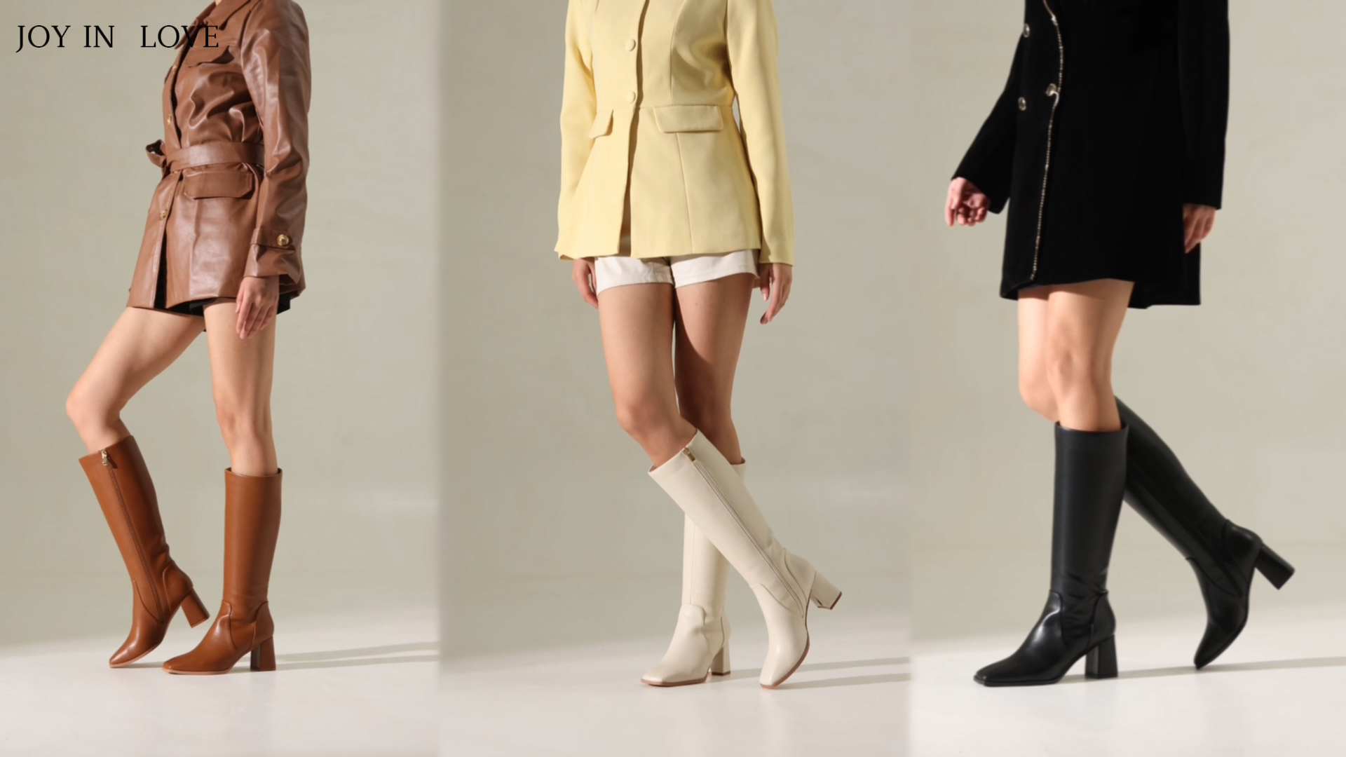 Amazon.com | JOY IN LOVE Knee High Boots Women Chunky Block Heel