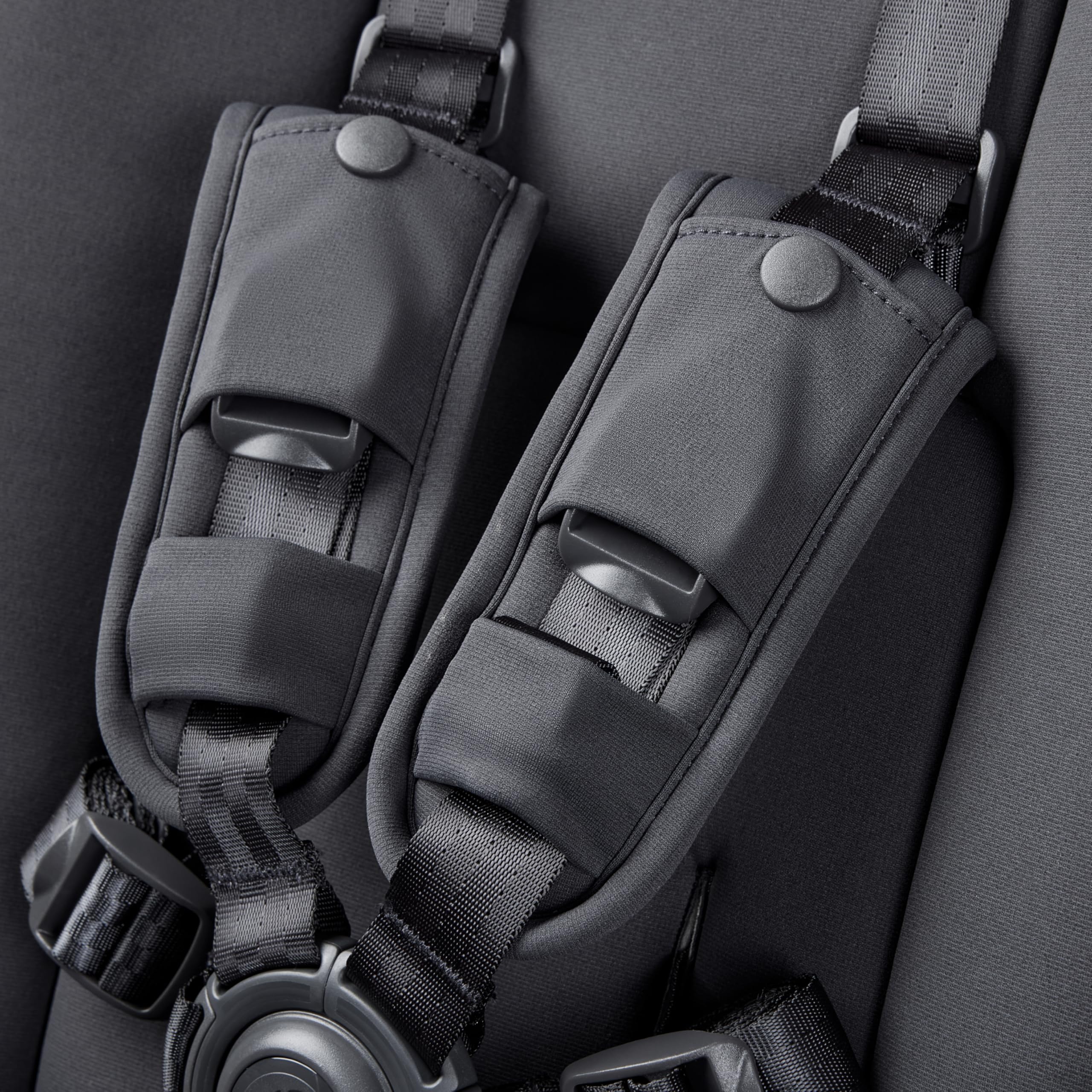 Silla de paseo Ergobaby Metro 3 con función reclinable, apta desde el nacimiento hasta los 22 kg (0-4 años), Plegable, compatible con silla de coche, con asiento ergonómico, Graphite Grey