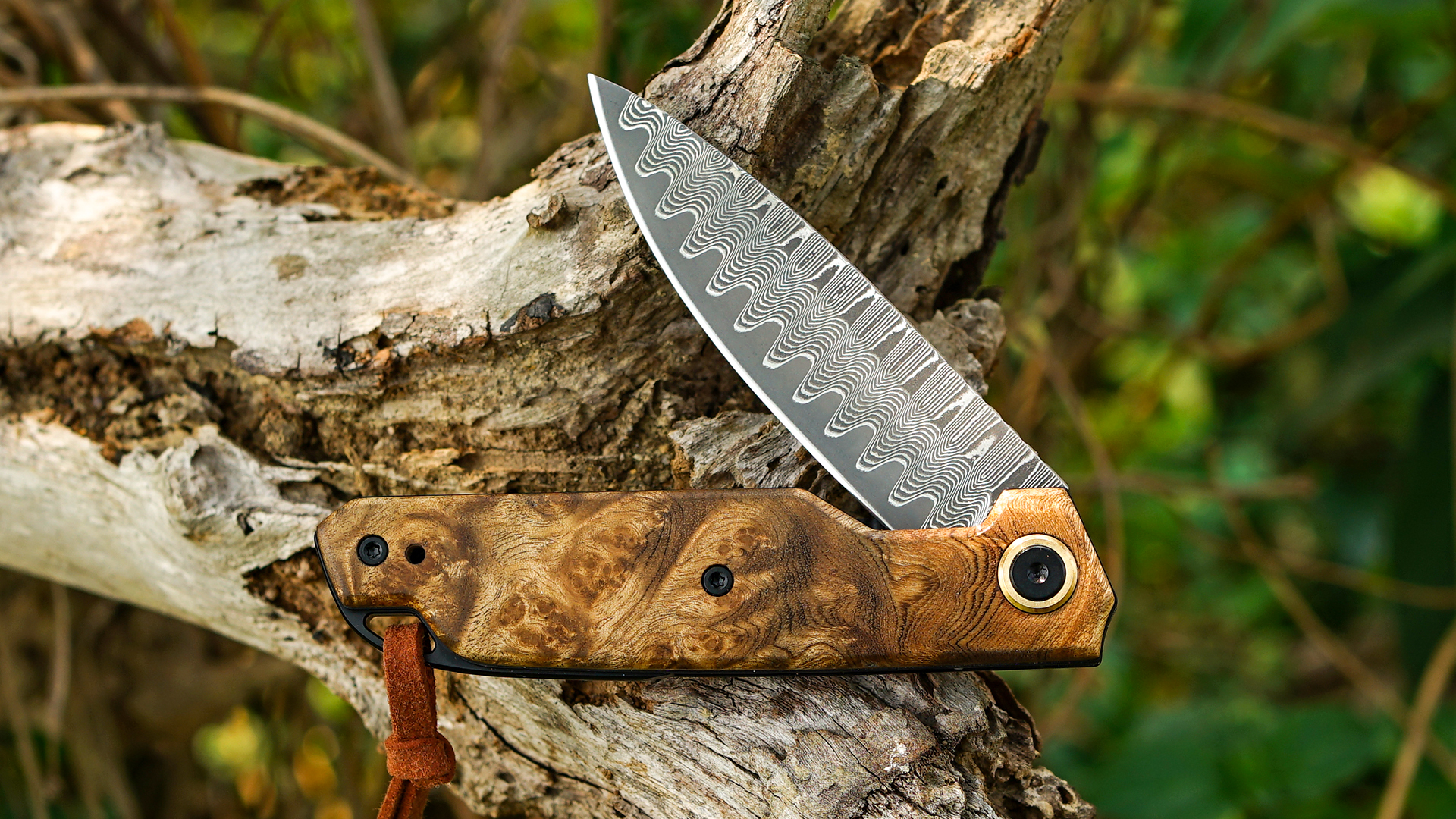 Amazon.com : VNLA Damascus Folding Pocket Knife,Handmade knife