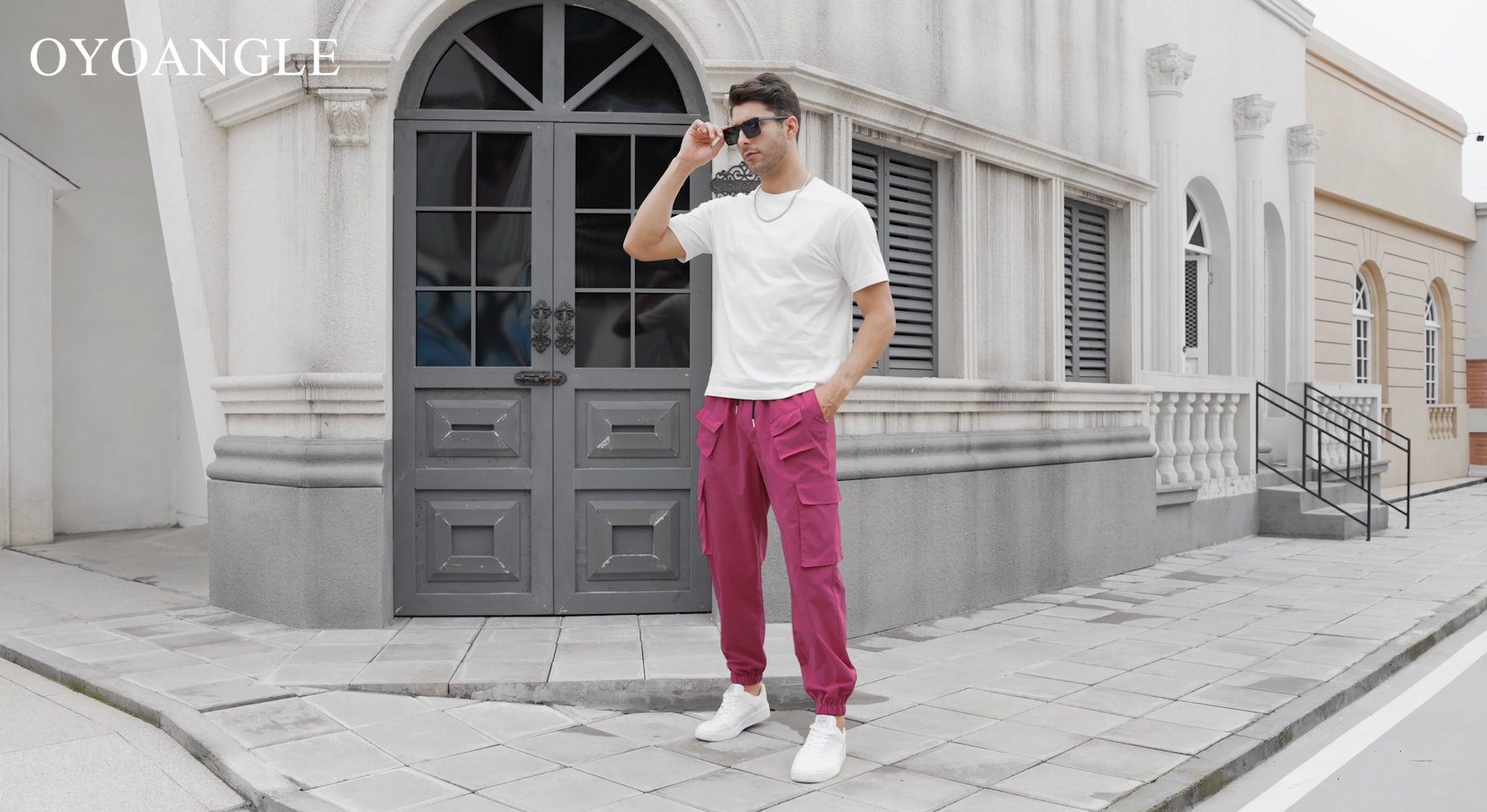 Techwear Pants Men OYOANGLE Men's Techwear Streetwear High