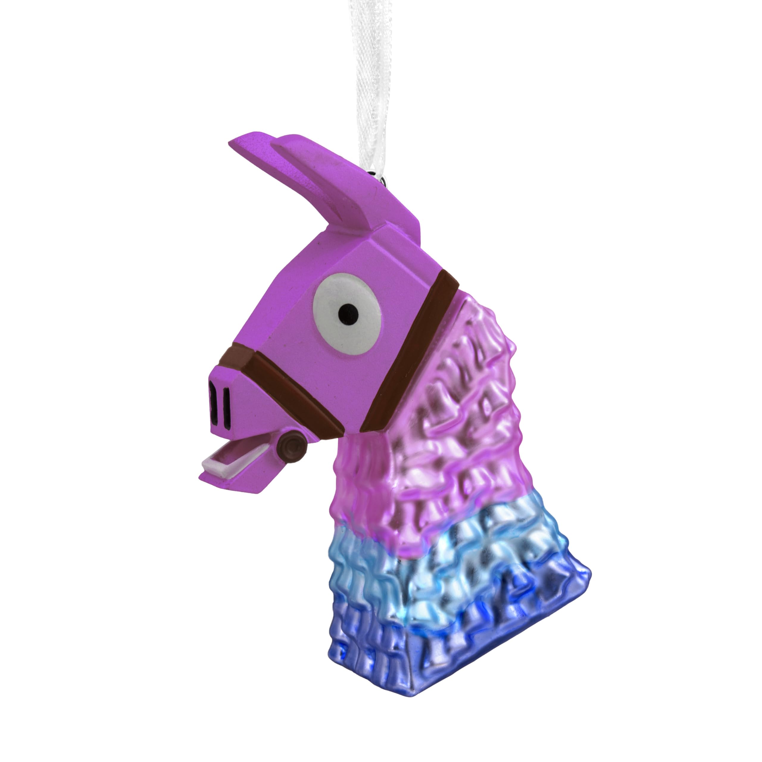 Hallmark Fortnite Llama Loot Blown Glass Christmas Ornament