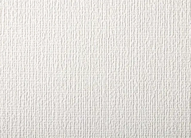 Wit behang met patroon: Rasch 127805 paintable non-woven met houtsnipper textuur
