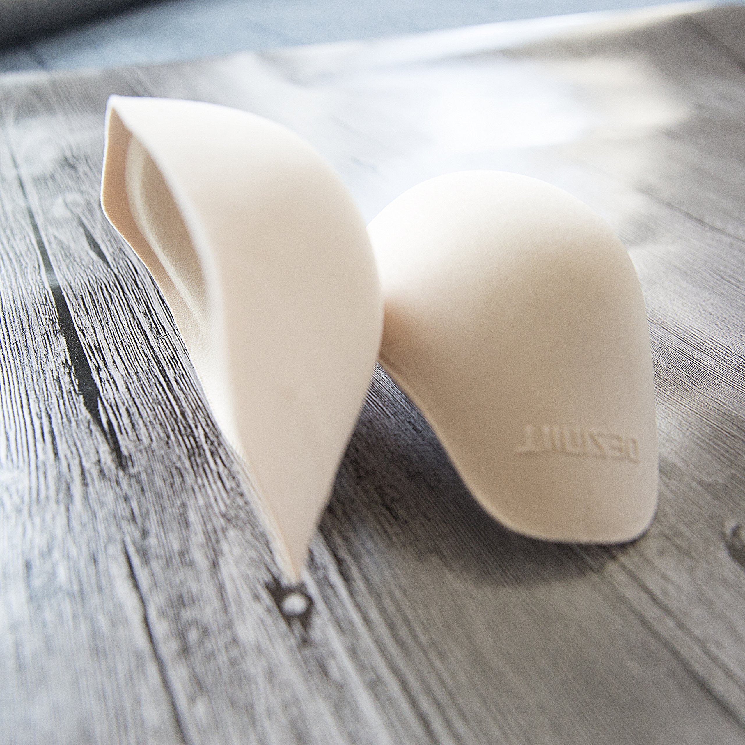 GOGOHOT Men's Sponge cup active swimwear Supporter Inner (Free size (Cup only), 1pc beige&1pc airhole beige)