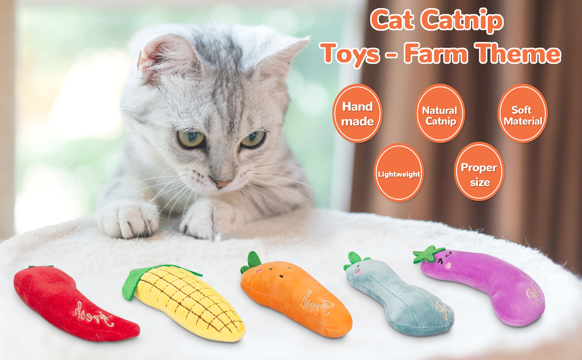 ETEKYER Catnip Toys, Cat Toys, Cat Toys for Indoor Cats, Catnip Toys for Cats, Cat Toys with Catnip, Interactive Cat Toy… - Image 8